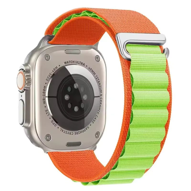 Alpine Nylon Sports Bracelet for Apple Watch Ultra3 Band 46mm 49mm 45mm 41mm 44mm 40mm 42mm Series 11/10/9/8/7/6/5/4/3/SE