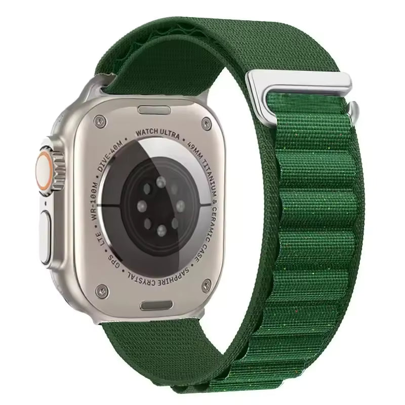 Alpine Nylon Sports Bracelet for Apple Watch Ultra3 Band 46mm 49mm 45mm 41mm 44mm 40mm 42mm Series 11/10/9/8/7/6/5/4/3/SE