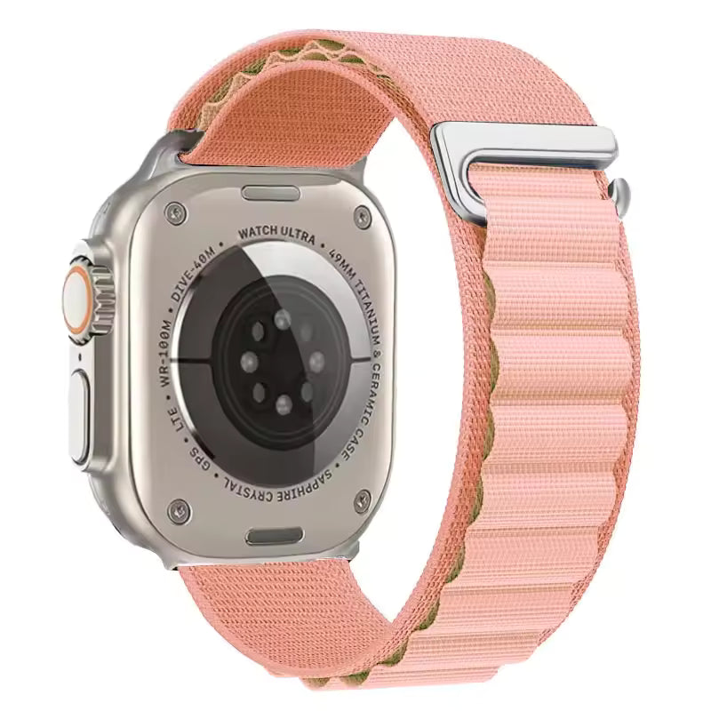 Alpine Nylon Sports Bracelet for Apple Watch Ultra3 Band 46mm 49mm 45mm 41mm 44mm 40mm 42mm Series 11/10/9/8/7/6/5/4/3/SE