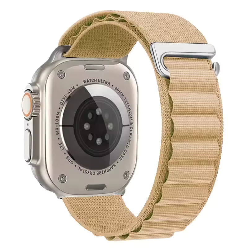 Alpine Nylon Sports Bracelet for Apple Watch Ultra3 Band 46mm 49mm 45mm 41mm 44mm 40mm 42mm Series 11/10/9/8/7/6/5/4/3/SE