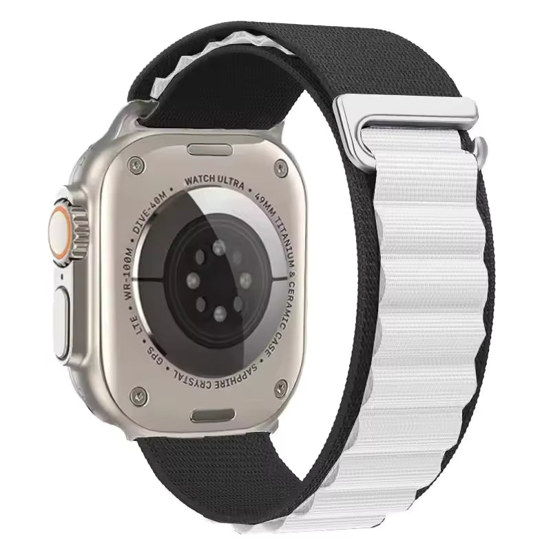 Alpine Nylon Sports Bracelet for Apple Watch Ultra3 Band 46mm 49mm 45mm 41mm 44mm 40mm 42mm Series 11/10/9/8/7/6/5/4/3/SE