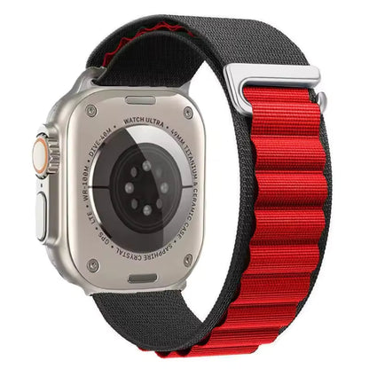 Alpine Nylon Sports Bracelet for Apple Watch Ultra3 Band 46mm 49mm 45mm 41mm 44mm 40mm 42mm Series 11/10/9/8/7/6/5/4/3/SE
