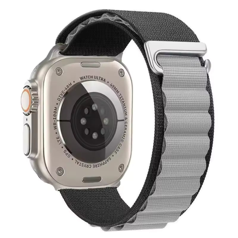 Alpine Nylon Sports Bracelet for Apple Watch Ultra3 Band 46mm 49mm 45mm 41mm 44mm 40mm 42mm Series 11/10/9/8/7/6/5/4/3/SE