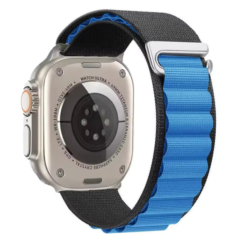 Alpine Nylon Sports Bracelet for Apple Watch Ultra3 Band 46mm 49mm 45mm 41mm 44mm 40mm 42mm Series 11/10/9/8/7/6/5/4/3/SE