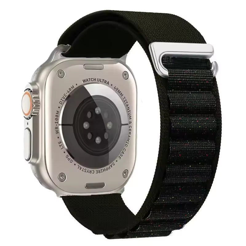 Alpine Nylon Sports Bracelet for Apple Watch Ultra3 Band 46mm 49mm 45mm 41mm 44mm 40mm 42mm Series 11/10/9/8/7/6/5/4/3/SE