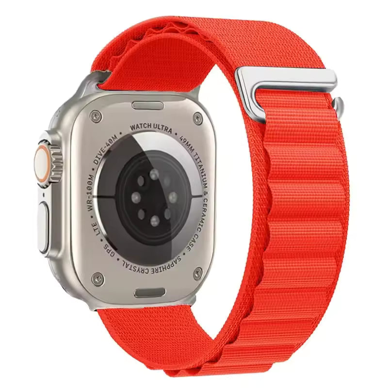 Alpine Nylon Sports Bracelet for Apple Watch Ultra3 Band 46mm 49mm 45mm 41mm 44mm 40mm 42mm Series 11/10/9/8/7/6/5/4/3/SE