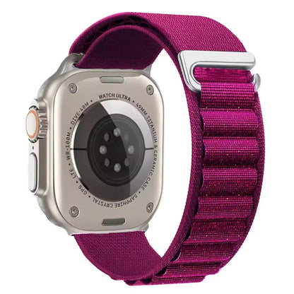 Alpine Nylon Sports Bracelet for Apple Watch Ultra3 Band 46mm 49mm 45mm 41mm 44mm 40mm 42mm Series 11/10/9/8/7/6/5/4/3/SE