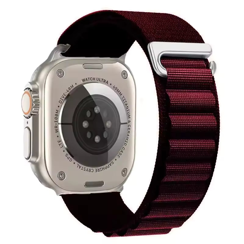 Alpine Nylon Sports Bracelet for Apple Watch Ultra3 Band 46mm 49mm 45mm 41mm 44mm 40mm 42mm Series 11/10/9/8/7/6/5/4/3/SE