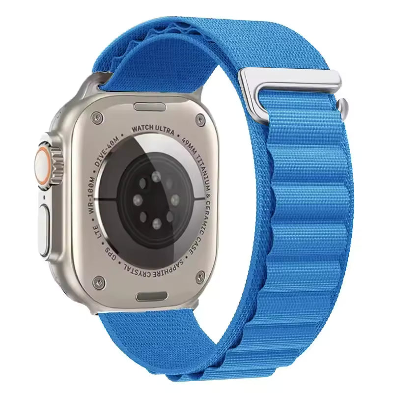 Alpine Nylon Sports Bracelet for Apple Watch Ultra3 Band 46mm 49mm 45mm 41mm 44mm 40mm 42mm Series 11/10/9/8/7/6/5/4/3/SE