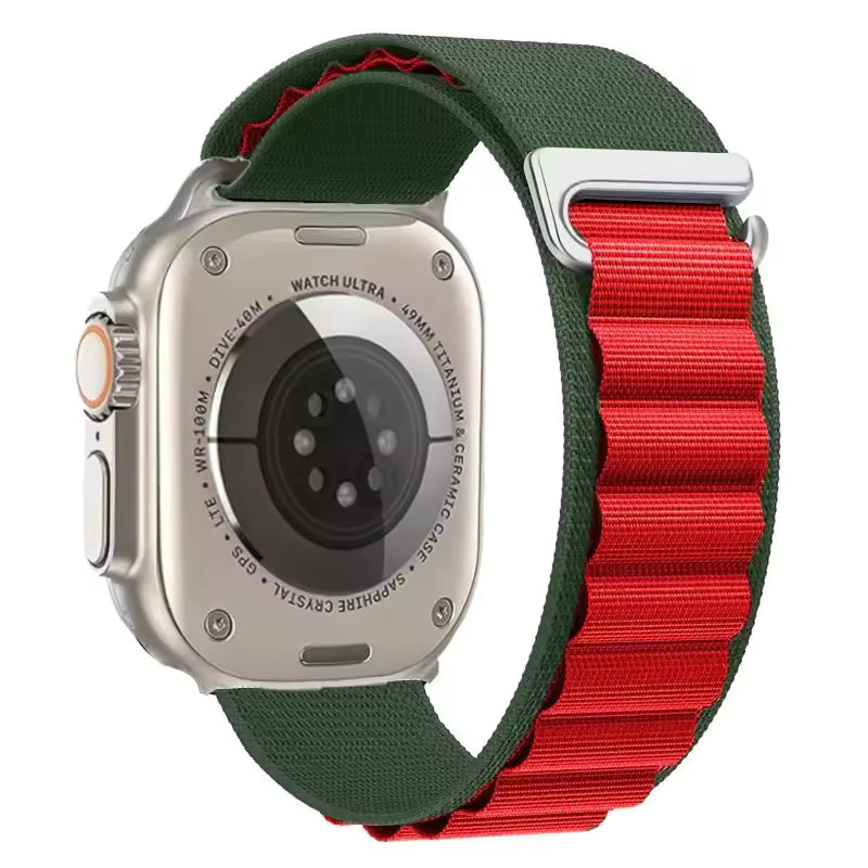 Alpine Nylon Sports Bracelet for Apple Watch Ultra3 Band 46mm 49mm 45mm 41mm 44mm 40mm 42mm Series 11/10/9/8/7/6/5/4/3/SE