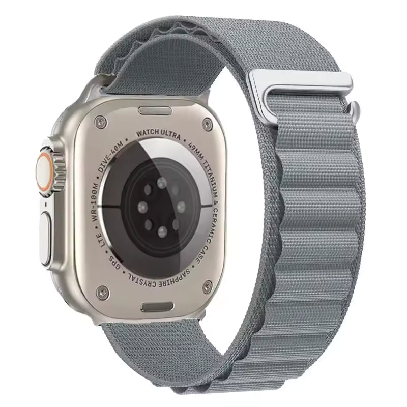 Alpine Nylon Sports Bracelet for Apple Watch Ultra3 Band 46mm 49mm 45mm 41mm 44mm 40mm 42mm Series 11/10/9/8/7/6/5/4/3/SE
