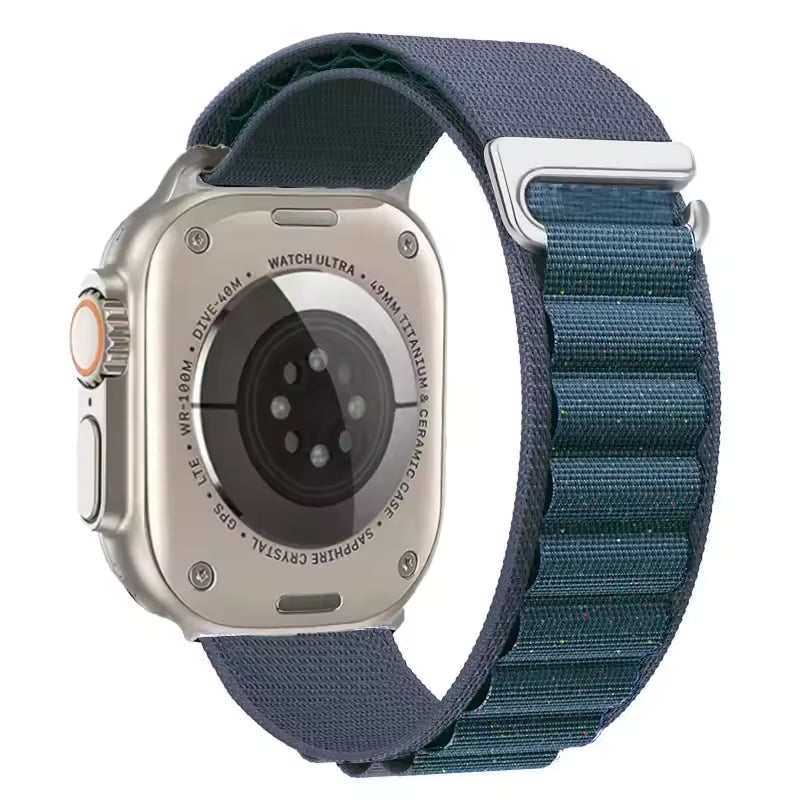 Alpine Nylon Sports Bracelet for Apple Watch Ultra3 Band 46mm 49mm 45mm 41mm 44mm 40mm 42mm Series 11/10/9/8/7/6/5/4/3/SE