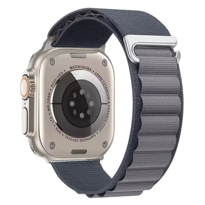 Alpine Nylon Sports Bracelet for Apple Watch Ultra3 Band 46mm 49mm 45mm 41mm 44mm 40mm 42mm Series 11/10/9/8/7/6/5/4/3/SE