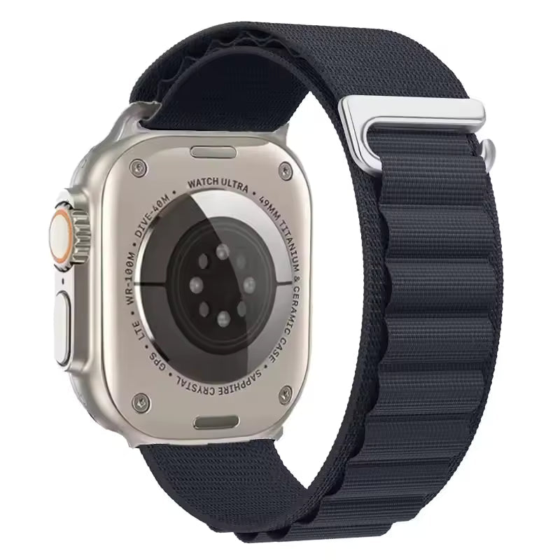 Alpine Nylon Sports Bracelet for Apple Watch Ultra3 Band 46mm 49mm 45mm 41mm 44mm 40mm 42mm Series 11/10/9/8/7/6/5/4/3/SE