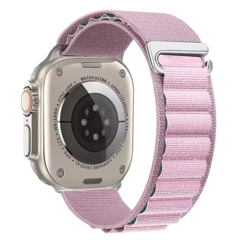 Alpine Nylon Sports Bracelet for Apple Watch Ultra3 Band 46mm 49mm 45mm 41mm 44mm 40mm 42mm Series 11/10/9/8/7/6/5/4/3/SE
