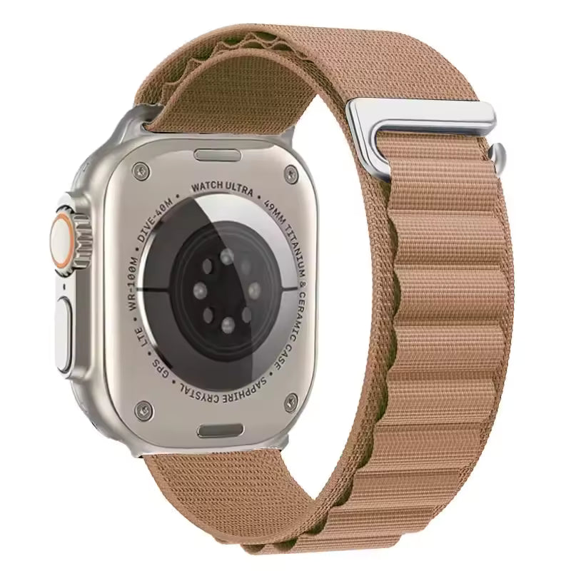 Alpine Nylon Sports Bracelet for Apple Watch Ultra3 Band 46mm 49mm 45mm 41mm 44mm 40mm 42mm Series 11/10/9/8/7/6/5/4/3/SE