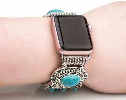 Blue Gemstone Bracelet for Apple Watch Ultra2/10/9/8/7/6/5/4/3/SE