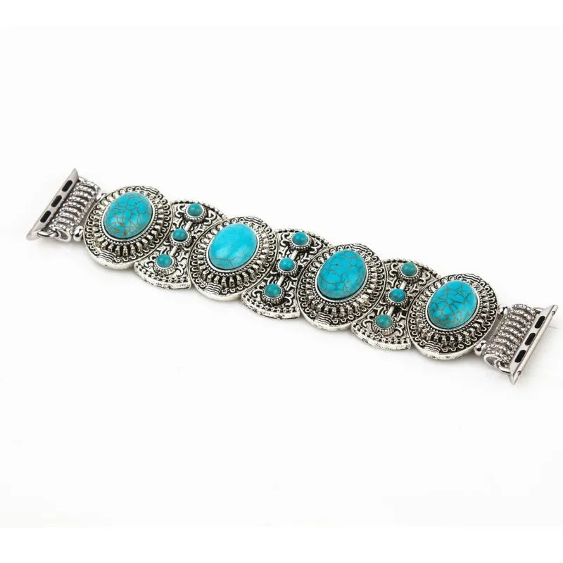 Blue Gemstone Bracelet for Apple Watch Ultra2/10/9/8/7/6/5/4/3/SE