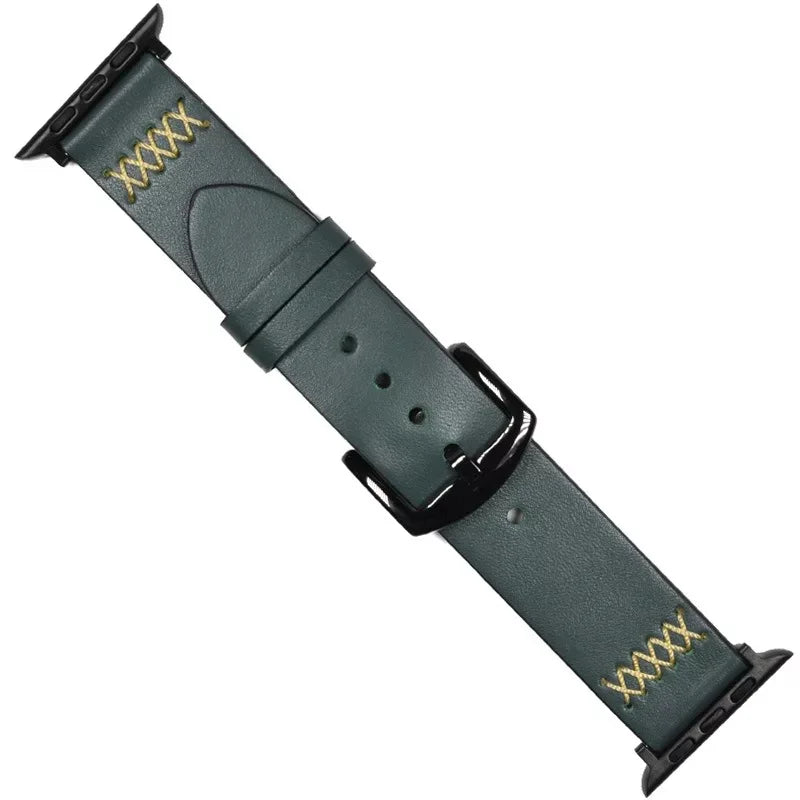 Leather Strap for Apple Watch Band iWatch Series 10/9/8/7/6/5/4/SE/2