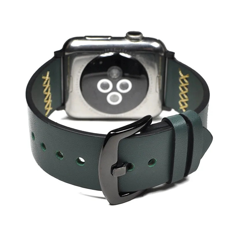 Leather Strap for Apple Watch Band iWatch Series 10/9/8/7/6/5/4/SE/2