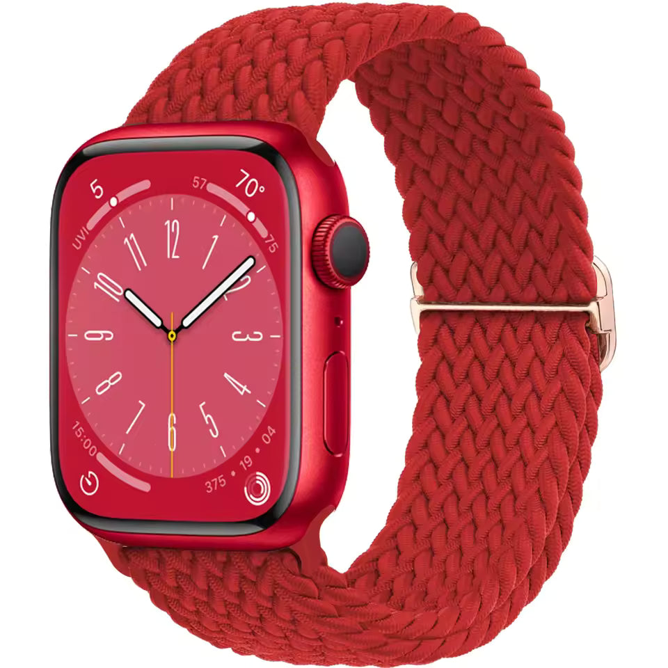 Braided Strap for Apple Watch Ultra 2 Band 49mm 44mm 45mm 40mm 41mm 42mm 44mm Series 9/8/7/6/5/4/3/SE
