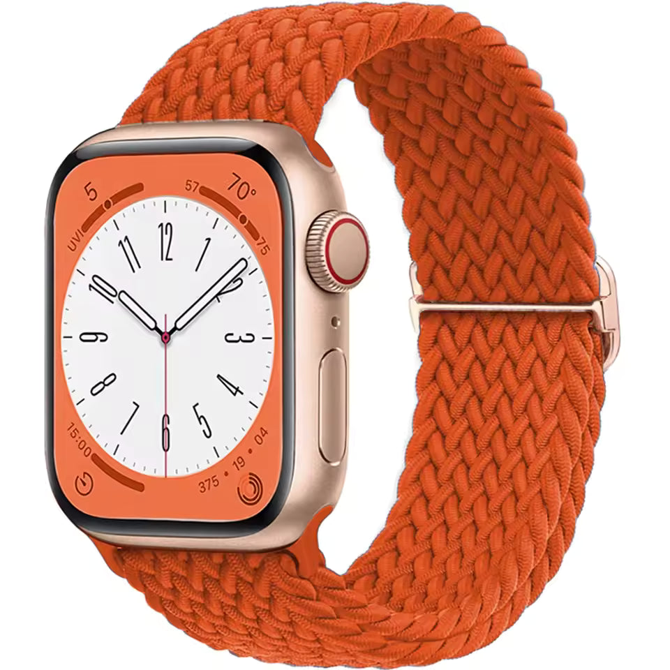 Braided Strap for Apple Watch Ultra 2 Band 49mm 44mm 45mm 40mm 41mm 42mm 44mm Series 9/8/7/6/5/4/3/SE