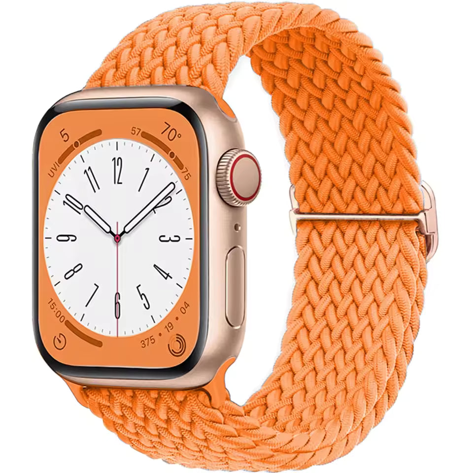 Braided Strap for Apple Watch Ultra 2 Band 49mm 44mm 45mm 40mm 41mm 42mm 44mm Series 9/8/7/6/5/4/3/SE