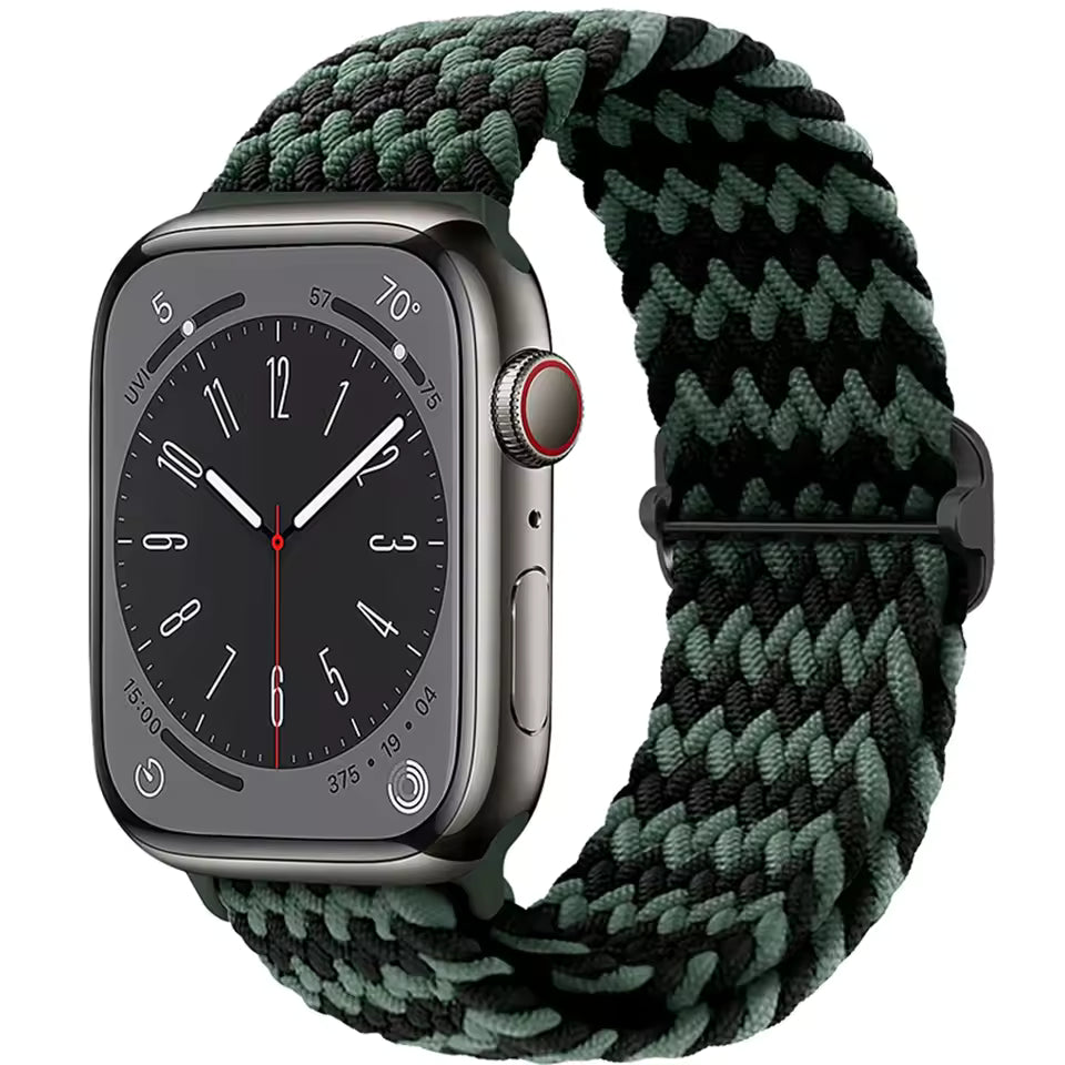 Braided Strap for Apple Watch Ultra 2 Band 49mm 44mm 45mm 40mm 41mm 42mm 44mm Series 9/8/7/6/5/4/3/SE