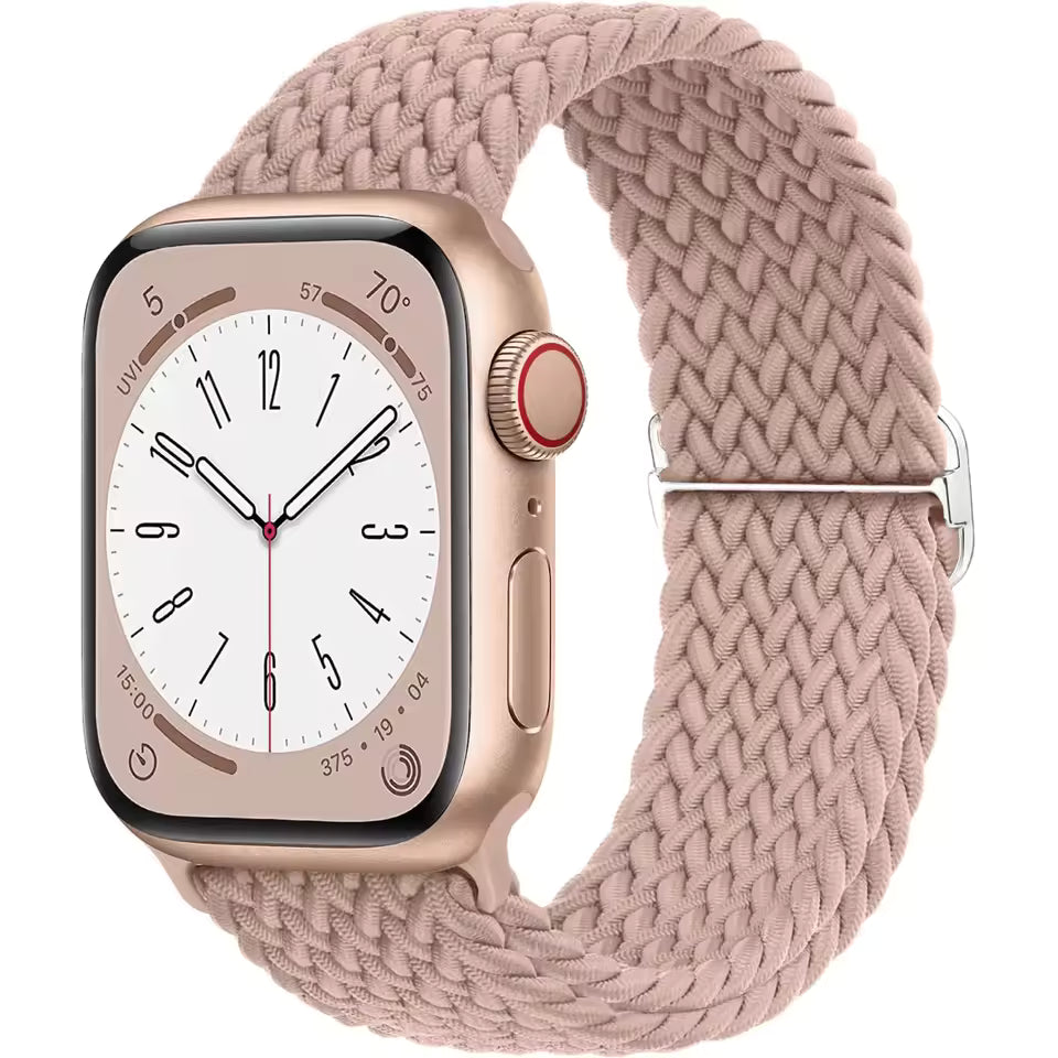 Braided Strap for Apple Watch Ultra 2 Band 49mm 44mm 45mm 40mm 41mm 42mm 44mm Series 9/8/7/6/5/4/3/SE
