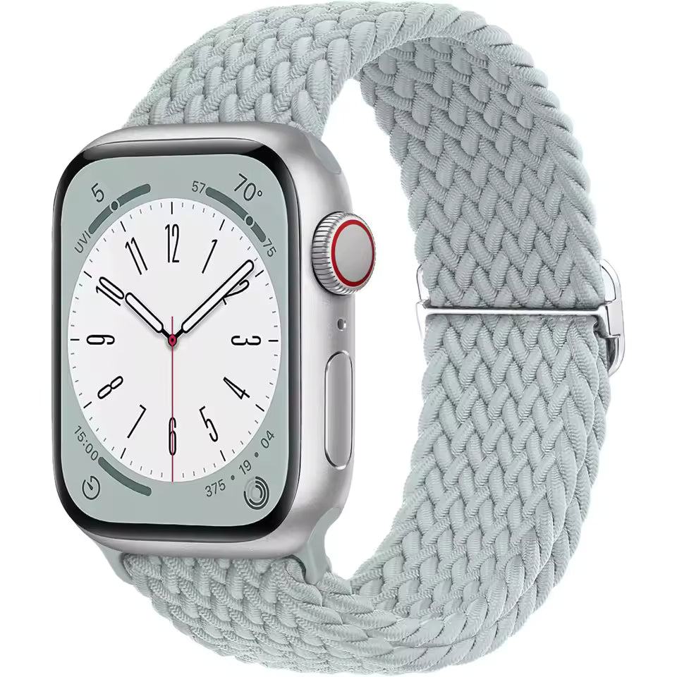 Braided Strap for Apple Watch Ultra 2 Band 49mm 44mm 45mm 40mm 41mm 42mm 44mm Series 9/8/7/6/5/4/3/SE