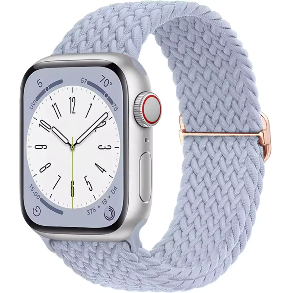 Braided Strap for Apple Watch Ultra 2 Band 49mm 44mm 45mm 40mm 41mm 42mm 44mm Series 9/8/7/6/5/4/3/SE
