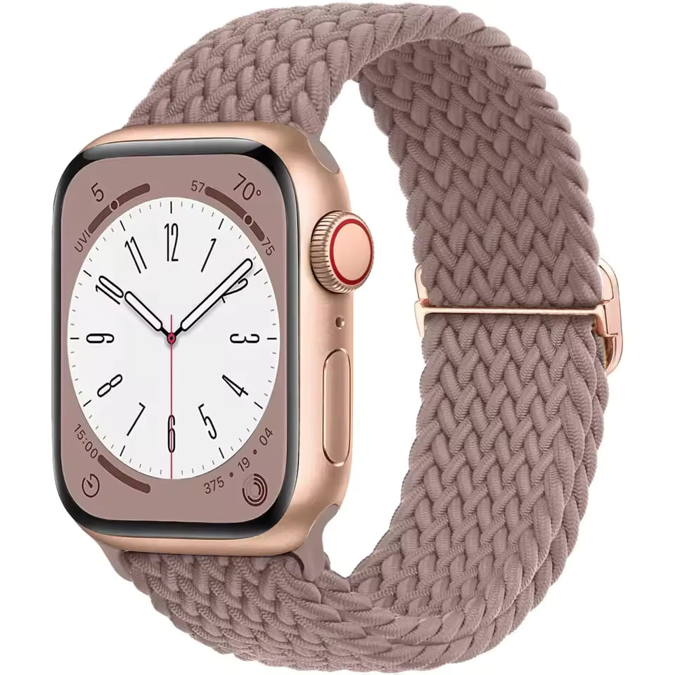Braided Strap for Apple Watch Ultra 2 Band 49mm 44mm 45mm 40mm 41mm 42mm 44mm Series 9/8/7/6/5/4/3/SE