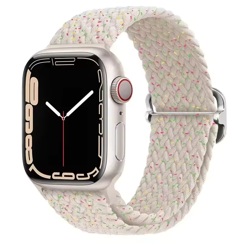 Braided Strap for Apple Watch Ultra 2 Band 49mm 44mm 45mm 40mm 41mm 42mm 44mm Series 9/8/7/6/5/4/3/SE
