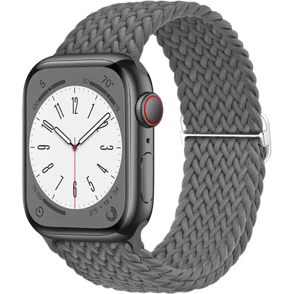 Braided Strap for Apple Watch Ultra 2 Band 49mm 44mm 45mm 40mm 41mm 42mm 44mm Series 9/8/7/6/5/4/3/SE