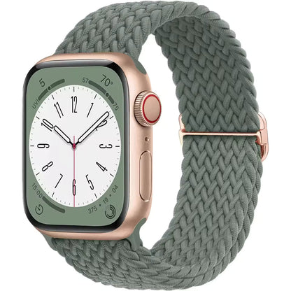 Braided Strap for Apple Watch Ultra 2 Band 49mm 44mm 45mm 40mm 41mm 42mm 44mm Series 9/8/7/6/5/4/3/SE