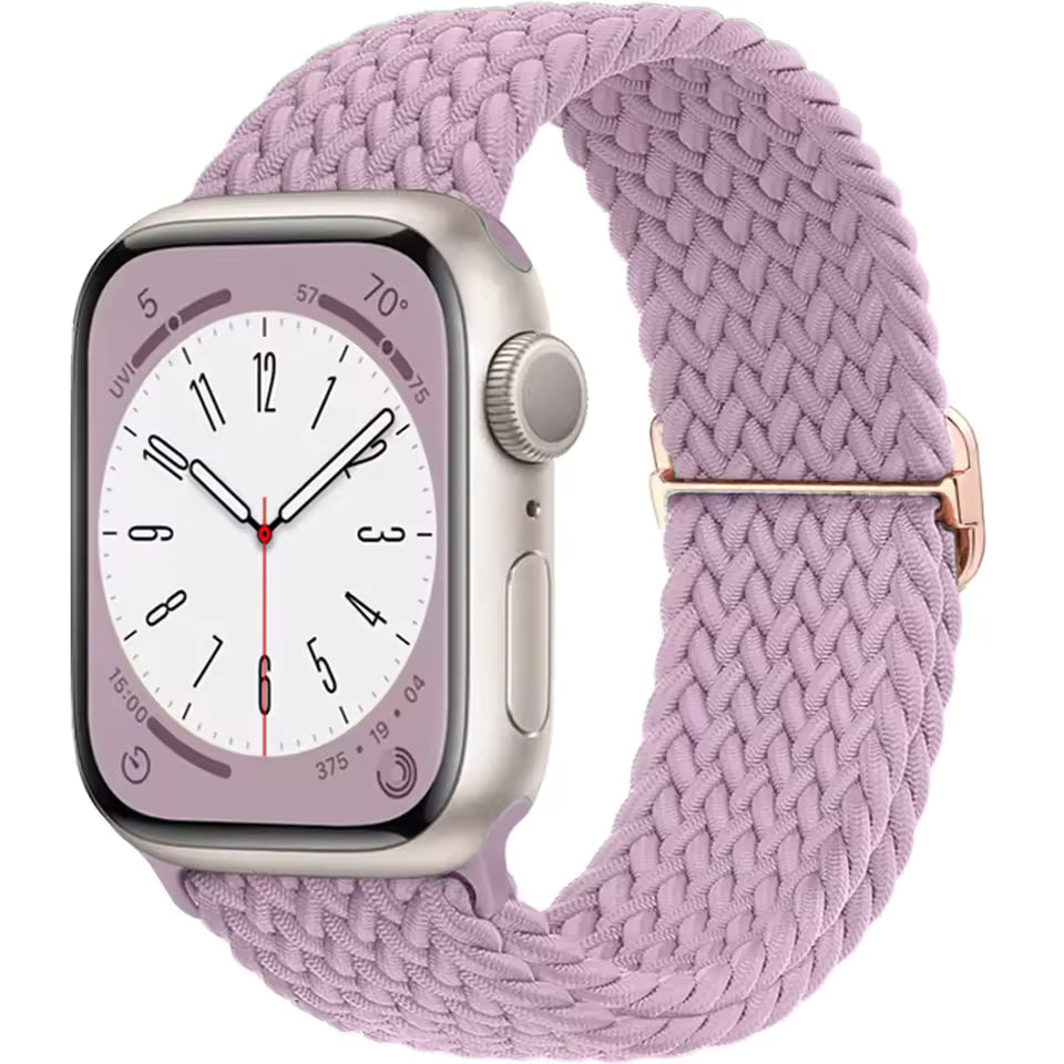 Braided Strap for Apple Watch Ultra 2 Band 49mm 44mm 45mm 40mm 41mm 42mm 44mm Series 9/8/7/6/5/4/3/SE