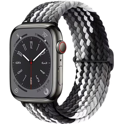 Braided Strap for Apple Watch Ultra 2 Band 49mm 44mm 45mm 40mm 41mm 42mm 44mm Series 9/8/7/6/5/4/3/SE