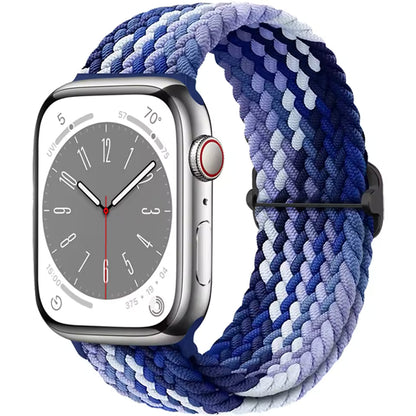 Braided Strap for Apple Watch Ultra 2 Band 49mm 44mm 45mm 40mm 41mm 42mm 44mm Series 9/8/7/6/5/4/3/SE