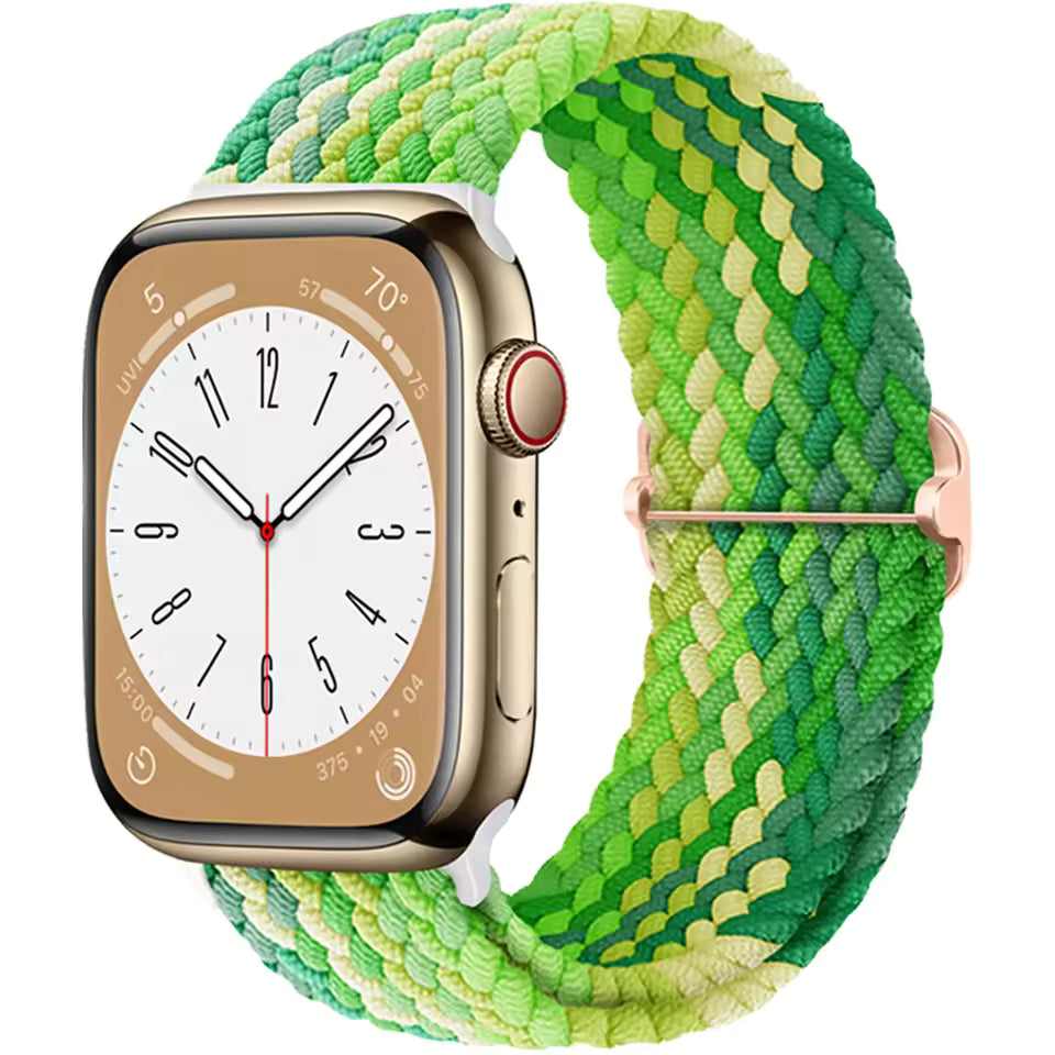 Braided Strap for Apple Watch Ultra 2 Band 49mm 44mm 45mm 40mm 41mm 42mm 44mm Series 9/8/7/6/5/4/3/SE