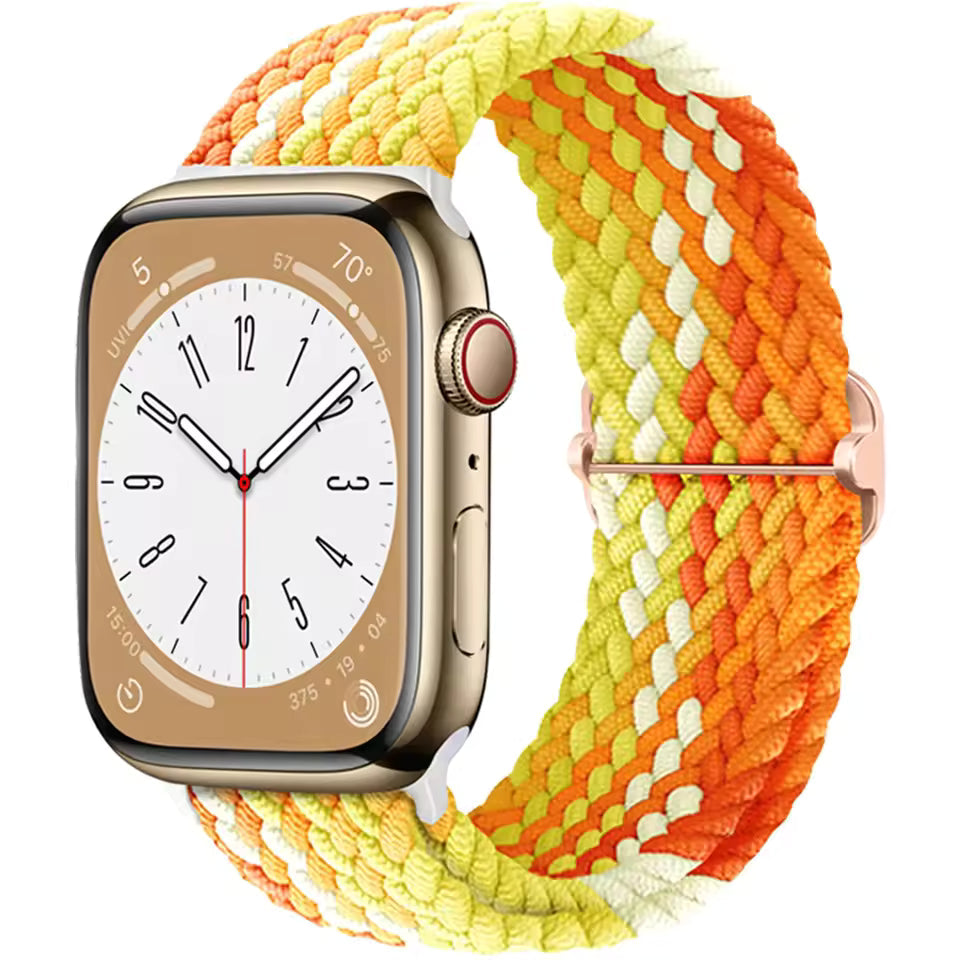 Braided Strap for Apple Watch Ultra 2 Band 49mm 44mm 45mm 40mm 41mm 42mm 44mm Series 9/8/7/6/5/4/3/SE