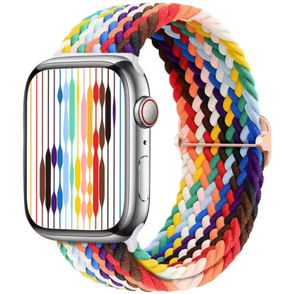 Braided Strap for Apple Watch Ultra 2 Band 49mm 44mm 45mm 40mm 41mm 42mm 44mm Series 9/8/7/6/5/4/3/SE