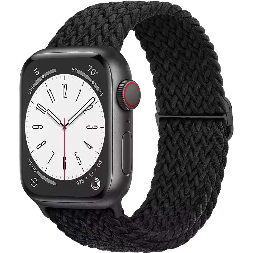 Braided Strap for Apple Watch Ultra 2 Band 49mm 44mm 45mm 40mm 41mm 42mm 44mm Series 9/8/7/6/5/4/3/SE