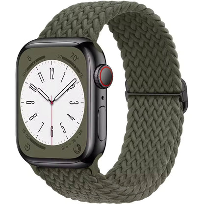 Braided Strap for Apple Watch Ultra 2 Band 49mm 44mm 45mm 40mm 41mm 42mm 44mm Series 9/8/7/6/5/4/3/SE