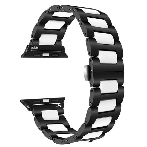 Ceramic Metal Strap for Apple Watch iWatch Series Ultra/3/2/11/10/9/8/7/6/5/4/SE