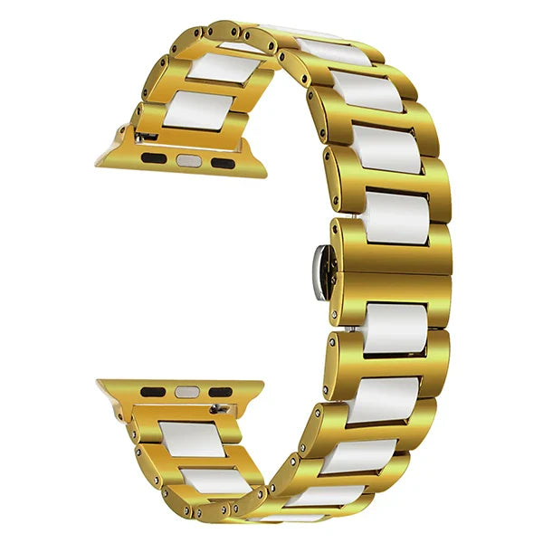 Ceramic Metal Strap for Apple Watch iWatch Series Ultra/3/2/11/10/9/8/7/6/5/4/SE