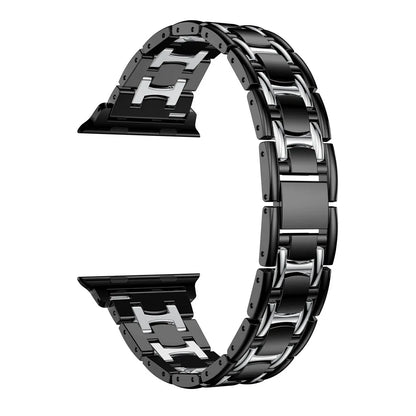 Diamond Metal Bracelet for Apple Watch Ultra2 Band 49mm 45mm 40mm 44mm 46mm 42mm Series 9/8/7/6/5/4/3/10/SE