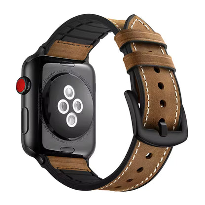 Double Leather Strap for Apple Watch Band Ultra/11/10/9/8/7/6/5/4/SE