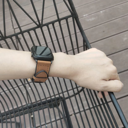 Double Leather Strap for Apple Watch Band Ultra/11/10/9/8/7/6/5/4/SE