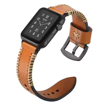 Double Leather Strap for Apple Watch Band Ultra/11/10/9/8/7/6/5/4/SE