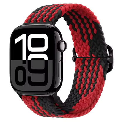 Elastic Braided Nylon Bracelet for Apple Watch Band iWatch Series Ultra/11/10/9/8/7/4/5/6/SE
